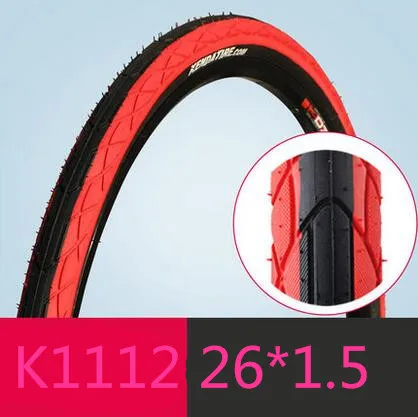 Kenda MTB 26*1,5 велосипедные шины качественные товары велосипедные шины горные шины велосипедные части K1112 - Цвет: Красный