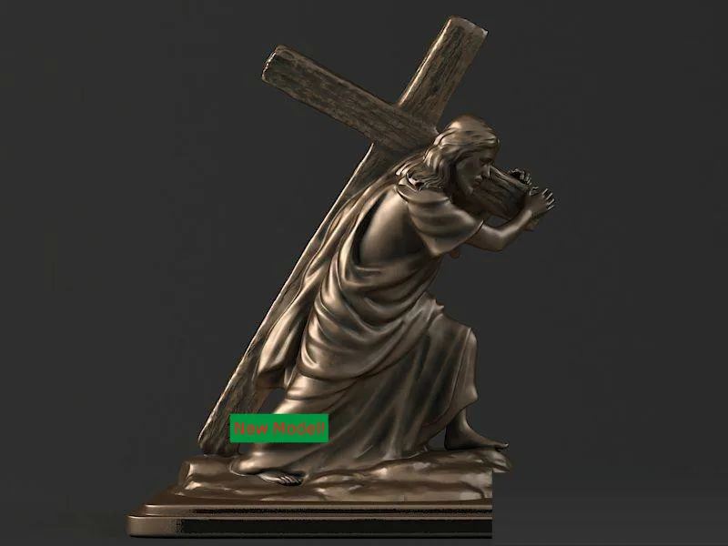 3D модель stl формат для станка с ЧПУ Jesus Cross | Инструменты
