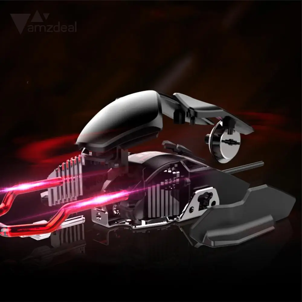

Water Cooled Optoelectronic Mouse USB Wired Mouse Optical Mice Gaming Colorful Laptop Durable