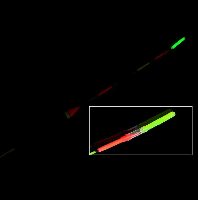 50 шт./10 упаковок светящаяся Рыбная ловля, светящаяся палочка, химическая светящаяся палочка, ночная рыбалка, флуоресцентная 4,5*37 мм