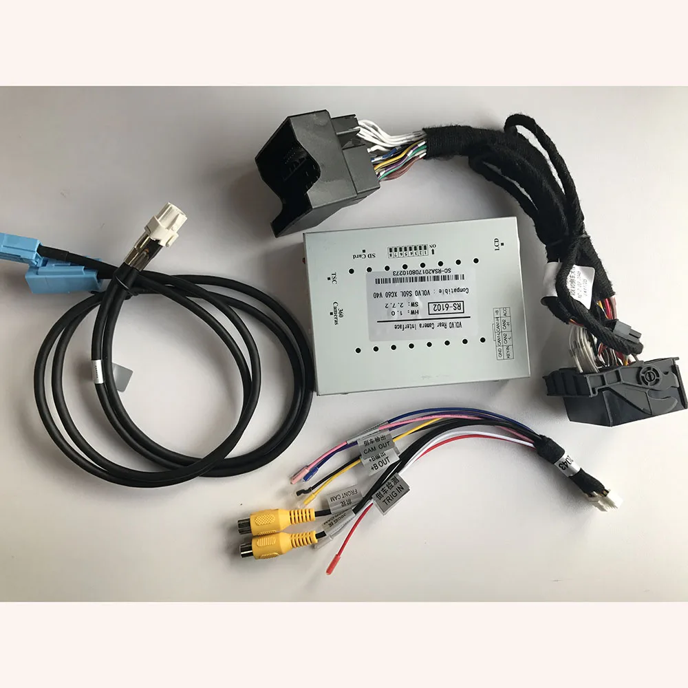 Plug and Play Add Rear Camera In Car Smart Camera Interface For Volvo XC60 2015-2017 Accessories With Parking Guidelines