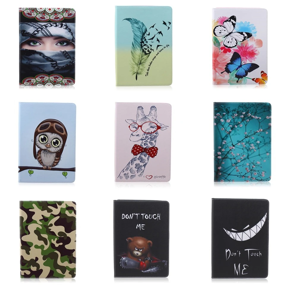 Чехол книжка из ПУ кожи с принтом Don't touch me для Apple iPad Air 2|ipad supplies|ipad book caseipad protection