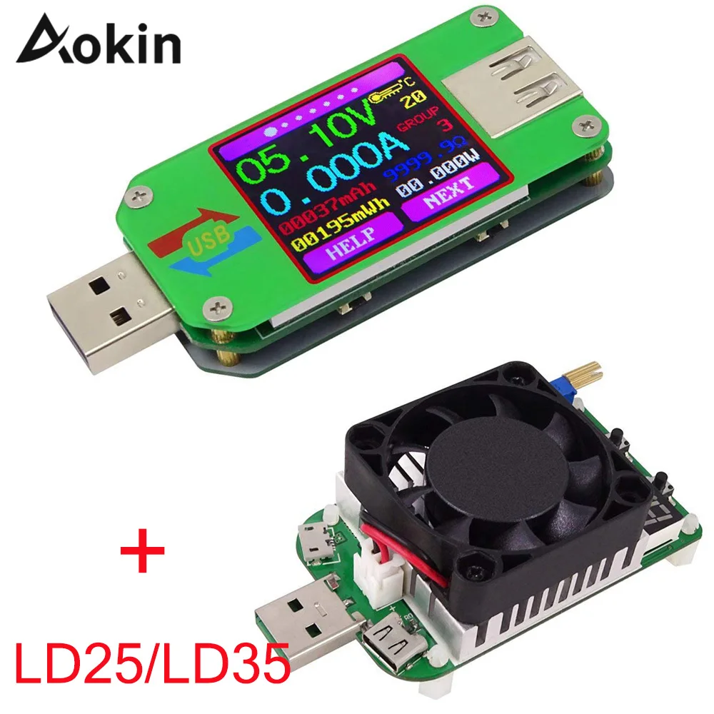 

UM24 UM24C Voltmeter Ammeter For APP USB 2.0 LCD Display Battery Charge Voltage Current Meter Multimeter Cable Measure Tester