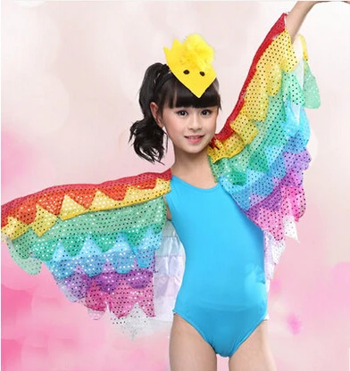 Free Shipping New Yellow Hot Pink Blue Girls Child Kids Fantasia Animal Tweety Carnival Bird Halloween Costume Free Shipping New Yellow Hot Pink Blue Girls Child Kids Fantasia Animal Tweety Carnival Bird Halloween Costume