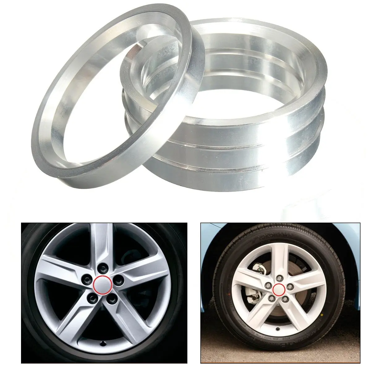 4PCs/Set  Alloy Wheel Hub Centric Spigot Rings 73.1   60.1 Wheel Spacer for Lexus for Toyota|ring ring|ring spacerspacer ring - AliExpress