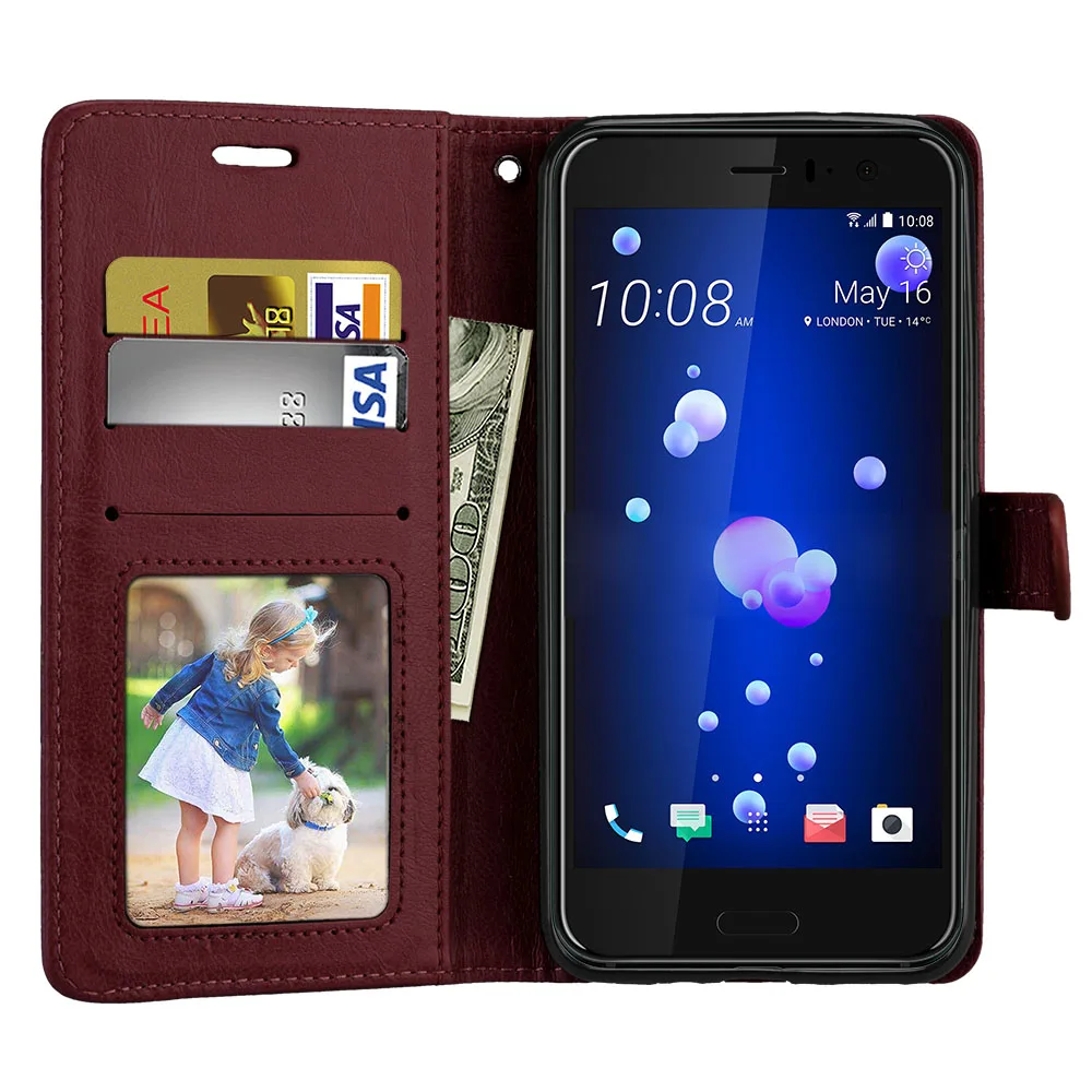 Кожаный чехол кошелек для Motorola Moto X4 книжка X 4 XT1900 2017 подставка держатель