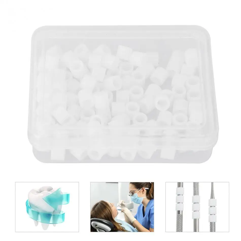 10 Colors 100Pcs/Box Orthodontic Code Rings Universal Dental Instrument Autoclavable Sanitizers