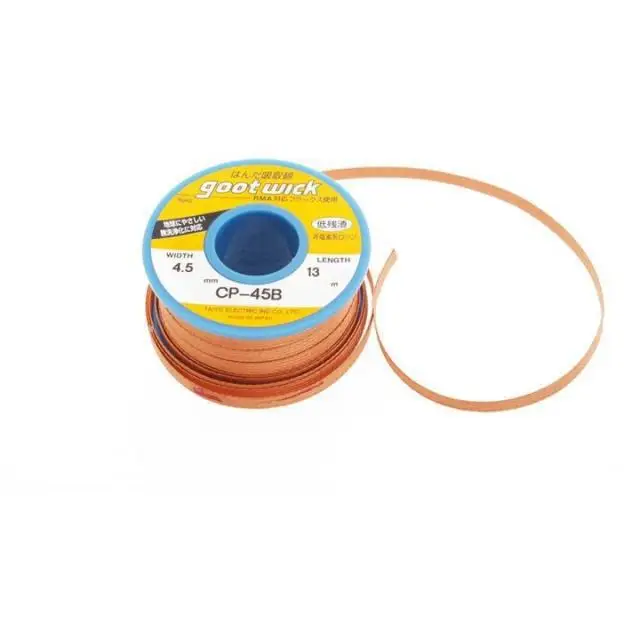 Free shipping High Quality 100 GOOT BGA Desoldering Wire 4.5mX30m goot wick / Soldering