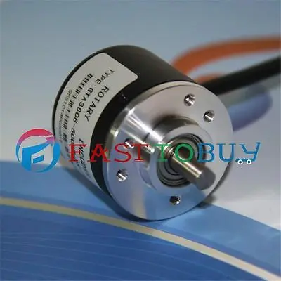 

DHL/EMS 2*4 PCS 100P/R NPN DC5~24V AB 2ph Shaft 6mm 5000rpm Photoelectric Rotary Encoder -A2