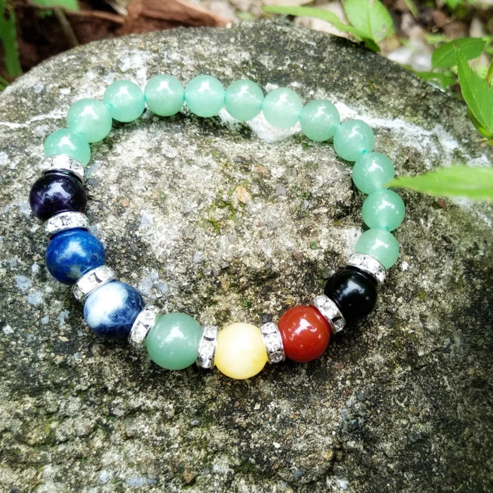 green aventurine beads chakra