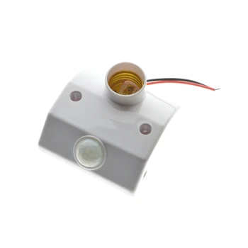 

Lamp Base E27 Standard AC 170V-250V LED Lamp Bulb Base Infrared IR Sensor Automatic Wall Light Holder Socket PIR Motion Detector