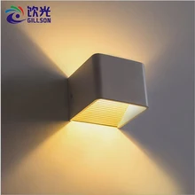 Modern Indoor LED Wall Lamp 7W 10W Simple Black White Wall Lights Aluminum Wall Sconce for Home Hotel Hallway Bedside Lighting