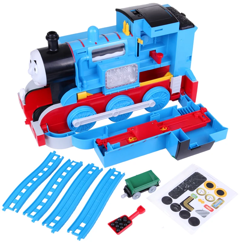 Оригинальный большой Многофункциональный костюм поезда Станция Thomas and friends литый