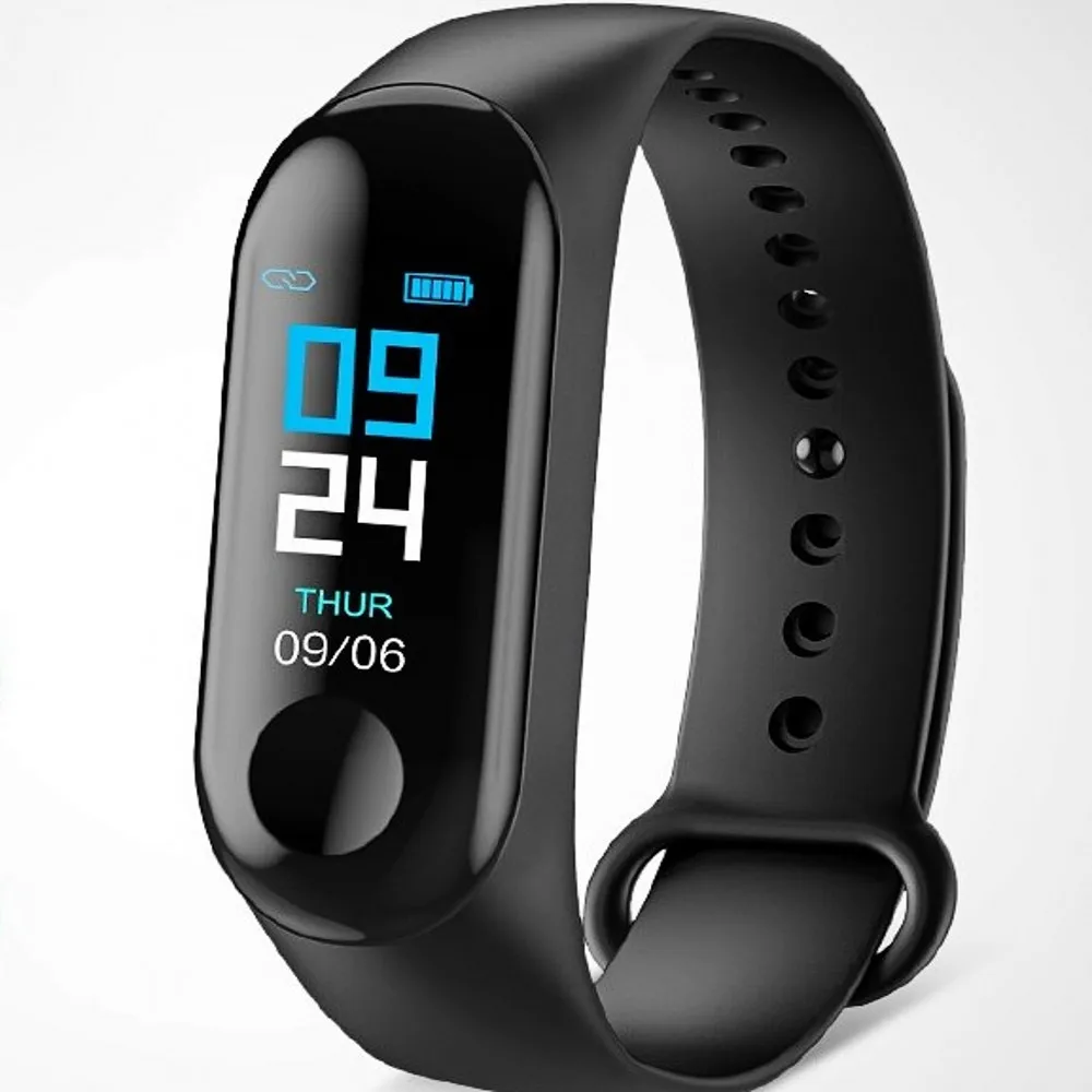 Double Yi M3 Smart Bracelet Band Heart Rate Blood Pressure Call Steps Sports Swimming Wristbands Watches |