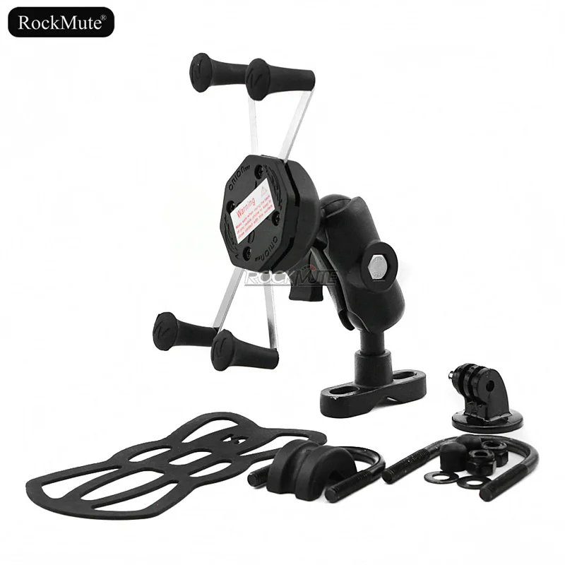 For Triumph Speed Triple/R 2009 2010 2011 2012 2013 2014 2015 Motorcycle X-Grip Phone Holder USB Charger GPS Navigation Bracket |
