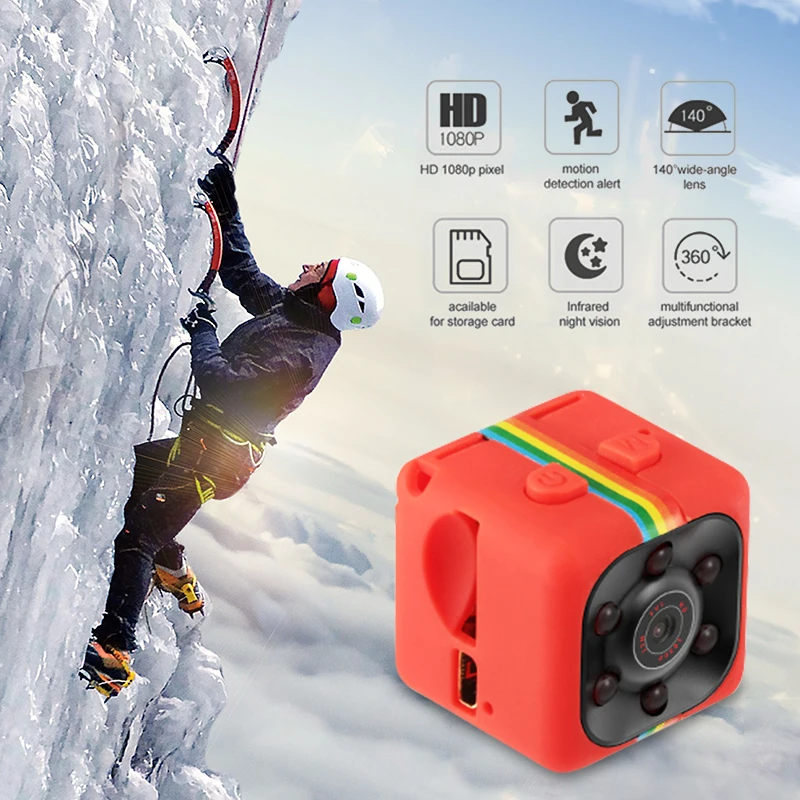SQ11 1080 P Мини Камера Видеорегистраторы для автомобилей DV Камера спортивная видеокамера Sport, видеорегистратор с разрешением Full HD USB/ТВ 140 с