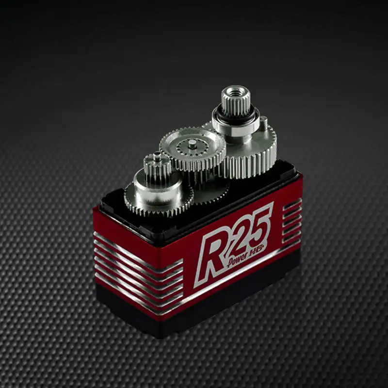 

Power HD R25 high speed metal gear 25KG servo high voltage for RC hobby