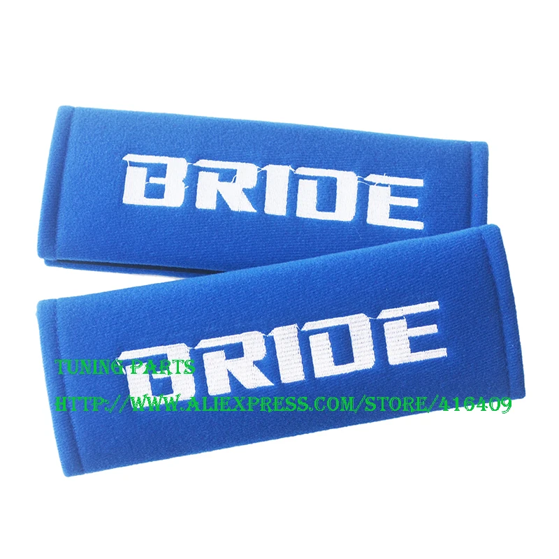3inch Width Racing Car BRIDE Seat Belt Cover Universal Seat Belt Shoulder Pad (one pair)in Seat