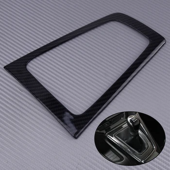 

DWCX Car Inner Gear Shift Panel Cover Trim Frame Carbon Fiber Color Fit For Ford Focus MK3 2012 2013 2014