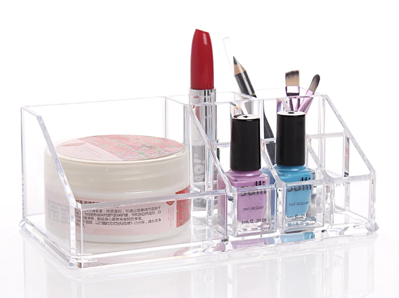 Clear Makeup Acrylic Case Drawers Cosmetic Organizer Jewelry Storage