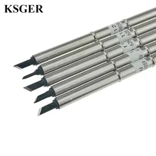 KSGER T12-KU BC2 XA High-grade T12 Black DIY Welding Tips Soldering Iron For FX951 STM32 OLED/LED Soldering Station 7S Melt Tin