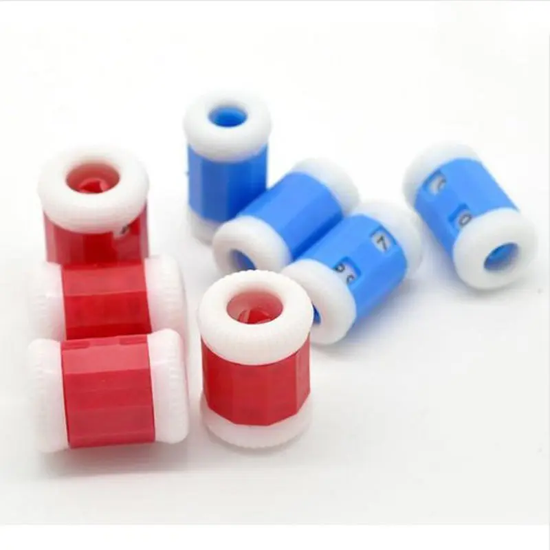

2PCS/lot Convenient Plastic Crochet Knitting Row Counter Round Stitch Tally Knitter Needle Free Shipping