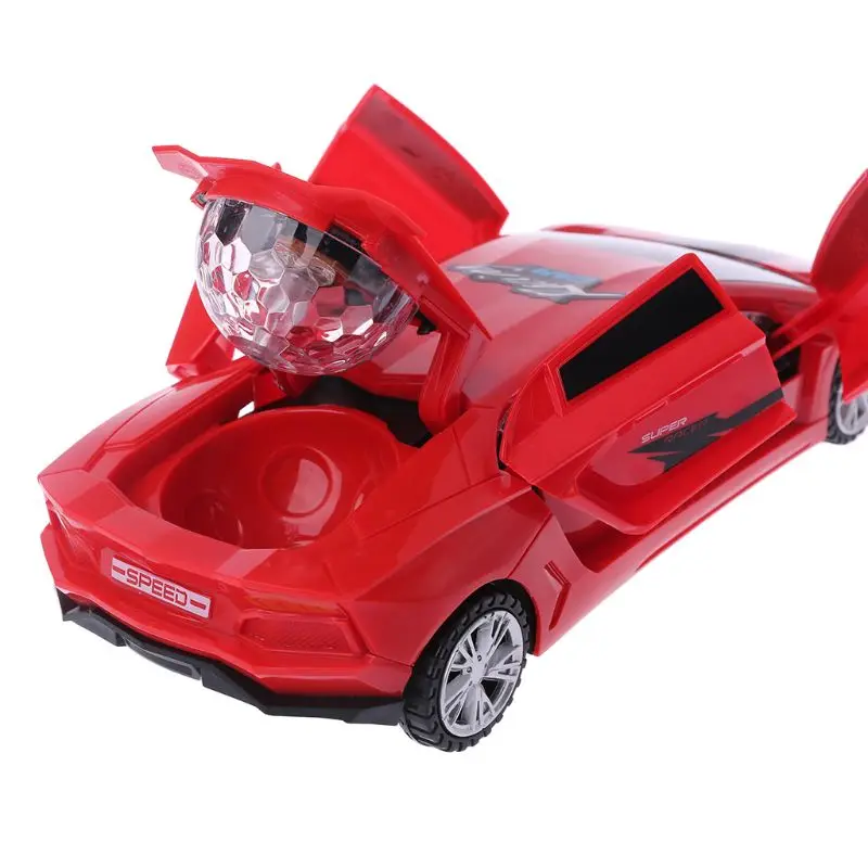 3D светодио дный мигающий свет автомобиля игрушка электрический звук музыки Обтекаемый корпус машинки для Для детей подарок