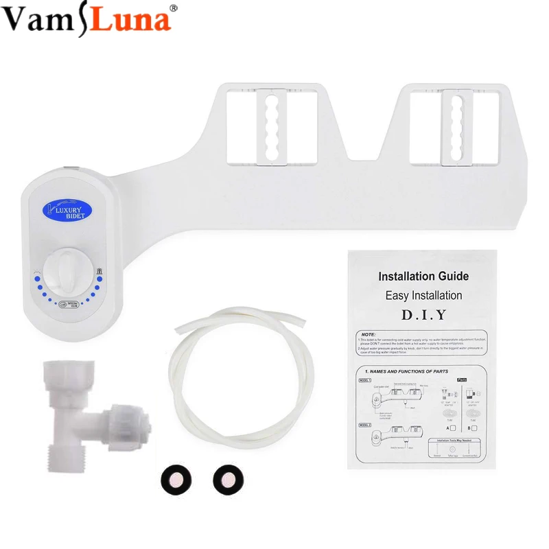 Bidet Toilet Bathroom Seat Attachment Fresh Clean Cold Water Sprayer