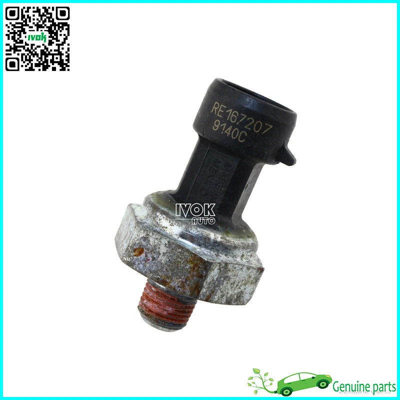 Genuine OEM Diesel Engine Oil Pressure EOP Sensor Sender Switch For JOHN DEERE 9146B 8450 8650 Tractors RE167207 | Автомобили и