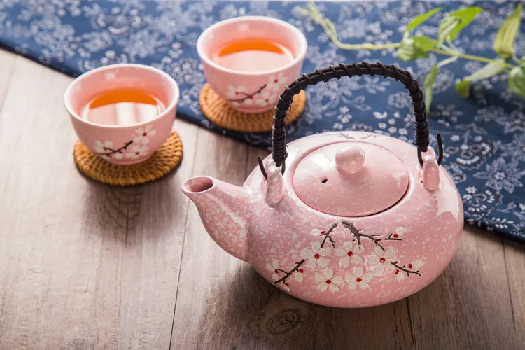 Чайный набор из шести чашек, глазурованный кунг-фу, фарфоровый чайный набор, креативный чайный набор, чайный горшок A