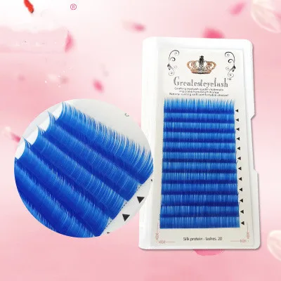 

Gemstone Blue Grafting Eyelashes Single Planting False Eyelashes