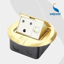 Форма диска всплывающий дизайн Индия/Южная розетка ЮАР и переключатель Водонепроницаемая напольная розетка 15A 220 V(SPD-2Y/CC1-12