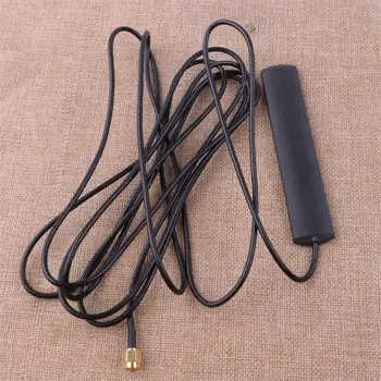 

High Quality Black 20W DAB Car Radio SMA Antenna Aerial Patch Glass Windshield Mount Plastic Cable Signal Stability 300cm