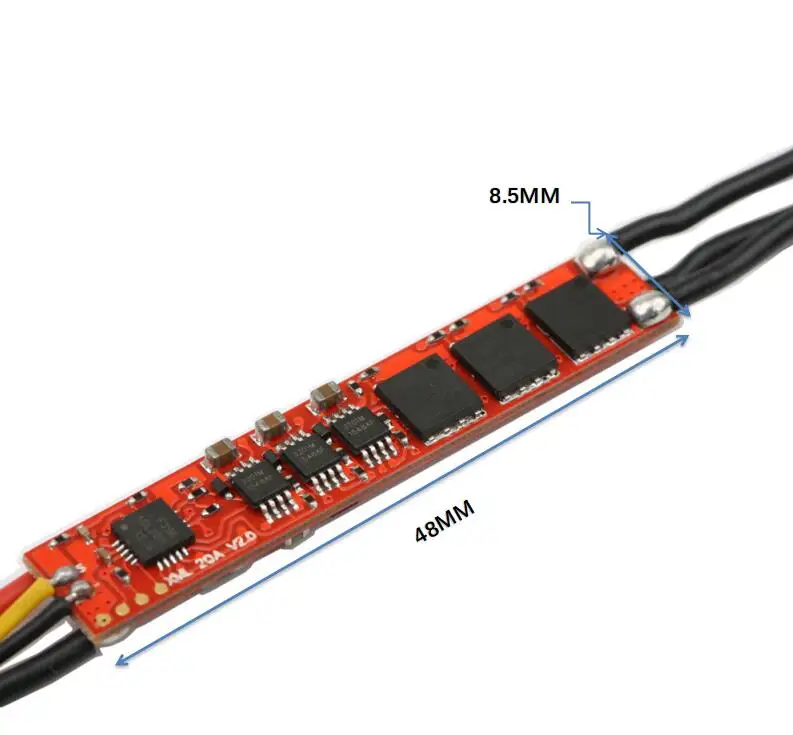 4 шт./лот DYS ESC XM Seris XML20A BLHeli mini 20A ESC для мультироторного радиоуправляемого квадрокоптера мультикоптера самолетов