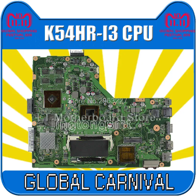 K54HR Motherboard I3-2350M/2330M For ASUS X54H X54HR X54HY K54HR K54LY Laptop motherboard K54HR Mainboard K54HR Motherboard K54HR Motherboard I3-2350M/2330M For ASUS X54H X54HR X54HY K54HR K54LY Laptop motherboard K54HR Mainboard K54HR Motherboard
