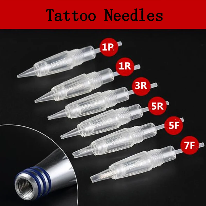 

10pcs Sterilized Tattoo Needle 3R For Tattoo Machine Microblading Pen Tattooin Eyebrows Lip Permanent Makeup Ink Cartridges