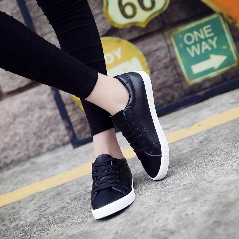 Casual weiße schuhe frau 2019 solide lace-up turnschuhe frauen schuhe mode flache mit student frauen turnschuhe zapatillas mujer Casual weiße schuhe frau 2019 solide lace-up turnschuhe frauen schuhe mode flache mit student frauen turnschuhe zapatillas mujer