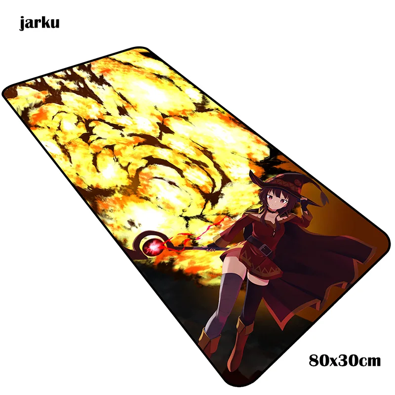 Megumin коврик для мыши геймер красивый 800x300x2 мм notbook коврик для мыши игровой коврик для мыши властный коврик для мыши ПК настольный коврик для мыши