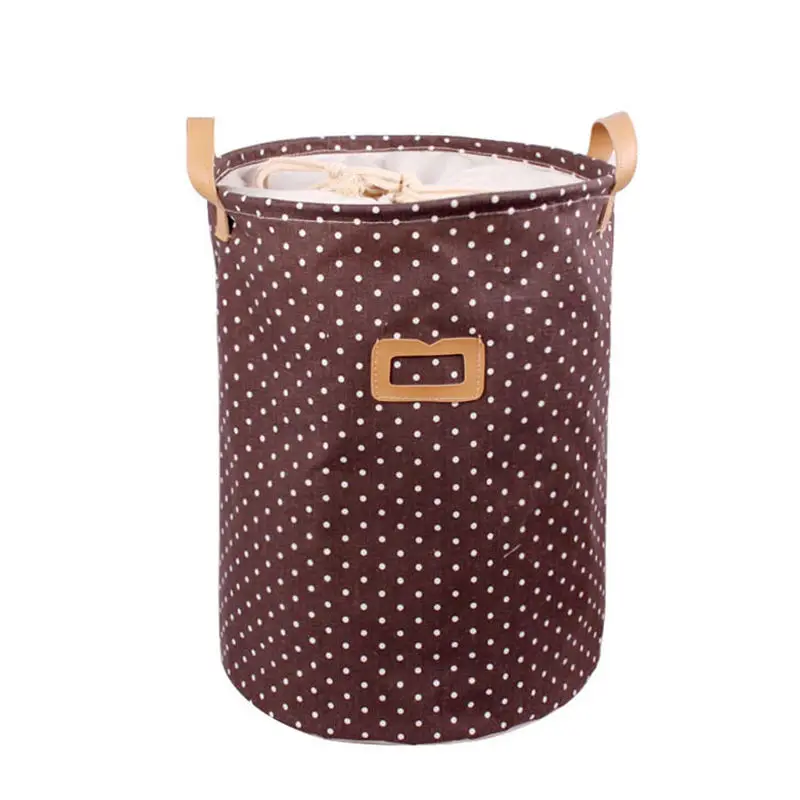 ONEUP корзины для домашней организации и хранения Складная парусиновая корзина для белья корзина для грязной одежды органайзер корзина с ручкой большая сумка - Цвет: Storage Basket D