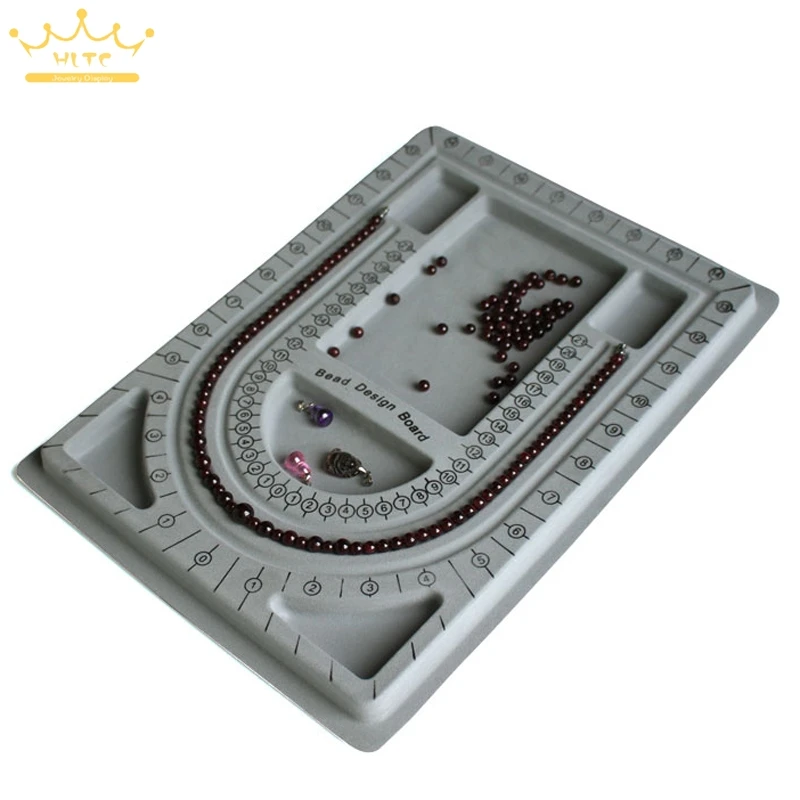 

Beading Tray Bead Trays Stringing Jewelry Craft Design Organizer Board Tool L