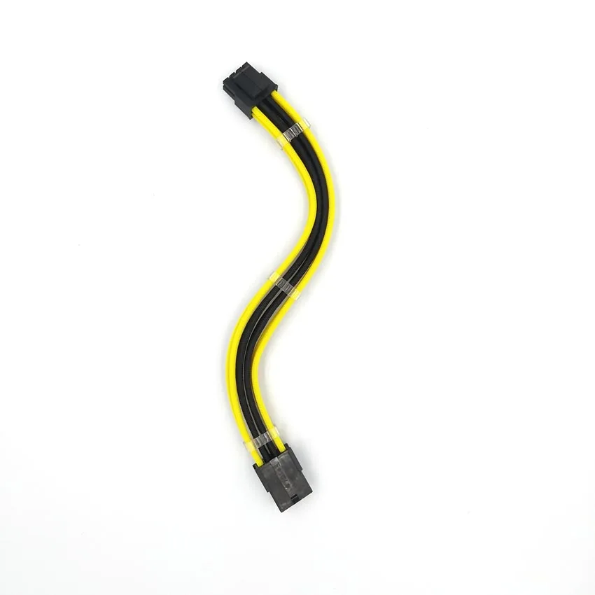 CPU_8Pin_Yellow_Black_extension_cable