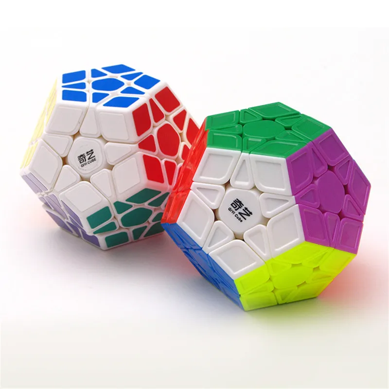 QIYI марка Magic Cube Profissional Megaminx Magic Cube конкурс Скорость Логические Кубики Игрушки для мальчиков Для детей Cubo Magico