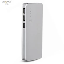 Wopow 8000 mAh Power Bank Three USB Large Capacity powerbank Quick Charger External Battery For Phones Tablet with LED Light