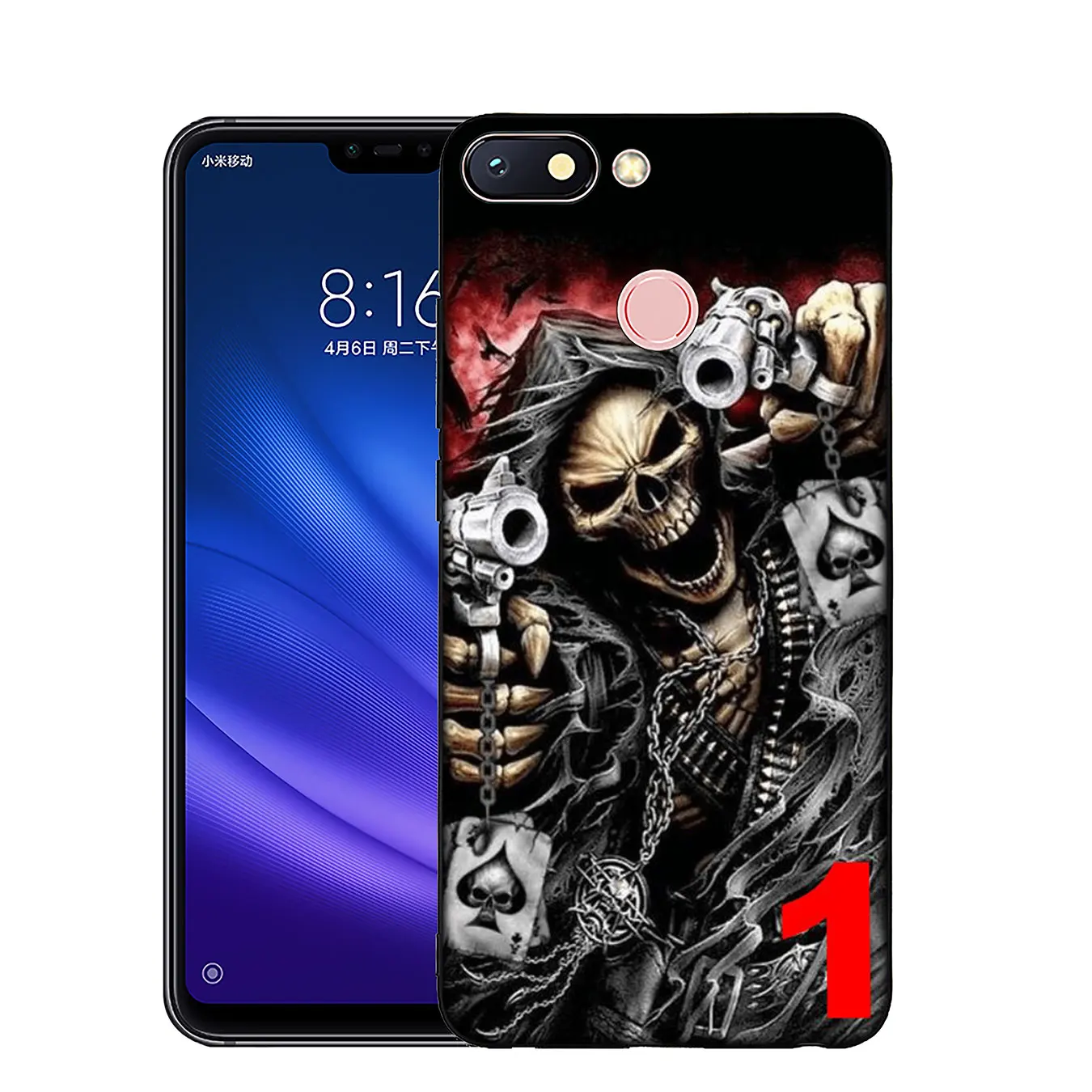 Мягкий силиконовый чехол Grim Reaper Skull Skeleton для Xiaomi Mi 10 9 8 A3 A2 9T Pro Lite SE A1 CC9 CC9E 5X
