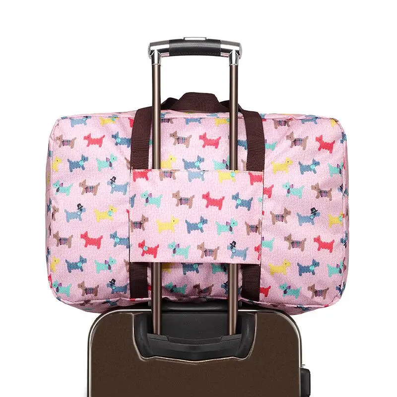 

Casual Oxford Travel Bag Waterproof Folding Suitcase Unisex Handbags Weekend Travel Underwear Clothes Accessories