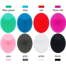 1 pcs Silicone Cleaning Cosmetic Makeup Pad Wash Face Facial Exfoliating Brush Cleaner Scrubber Foundation Makeup Cleaning Brush