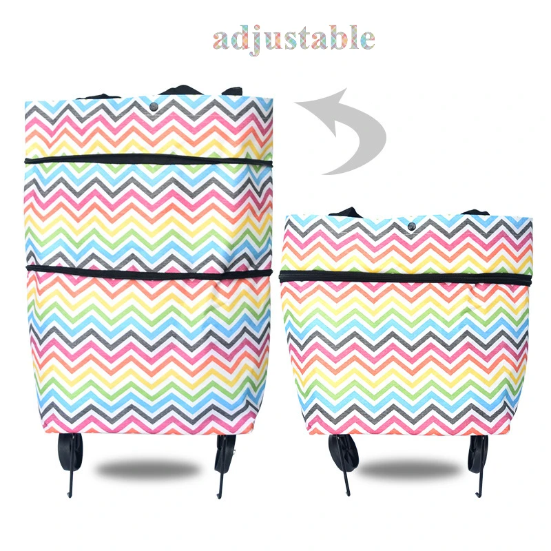 2020 вместительный органайзер для покупок сумка тележка на колесах Складные