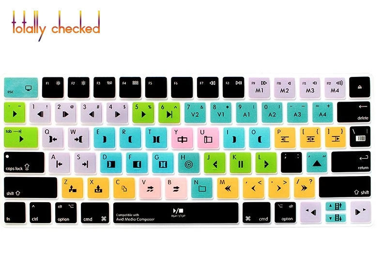 Avid медиа-композитор Hotkeys функциональные клавиши клавиатуры с английской