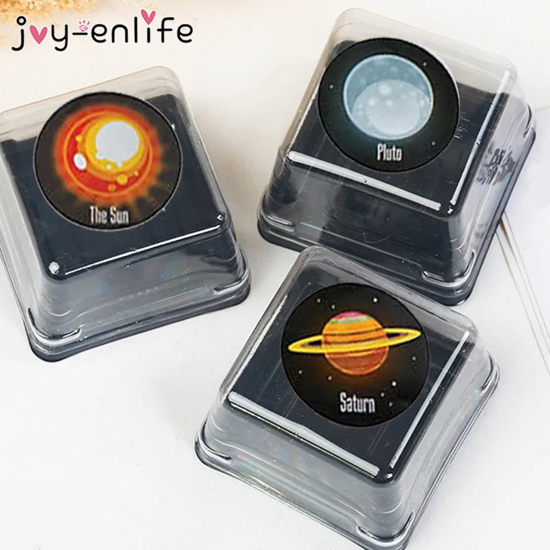 100pcs Solar System Outer Space Planet Series Sealing Stickers Mercury Venus Mars Jupiter Saturn Planet DIY Gift Packaging Decor