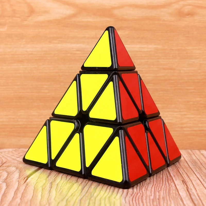 Shengshou chuanqi pyramidcube волшебный скоростной Куб Профессиональная головоломка Пирамида cubo magico развивающая игрушка для детей